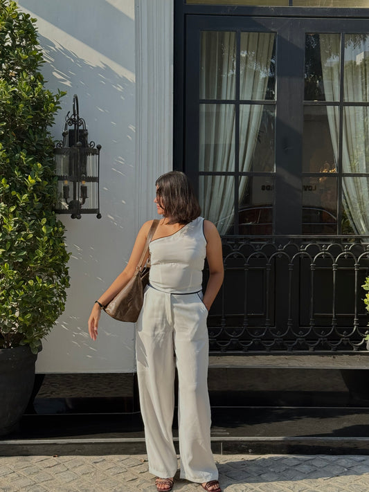 Denim detail coord set