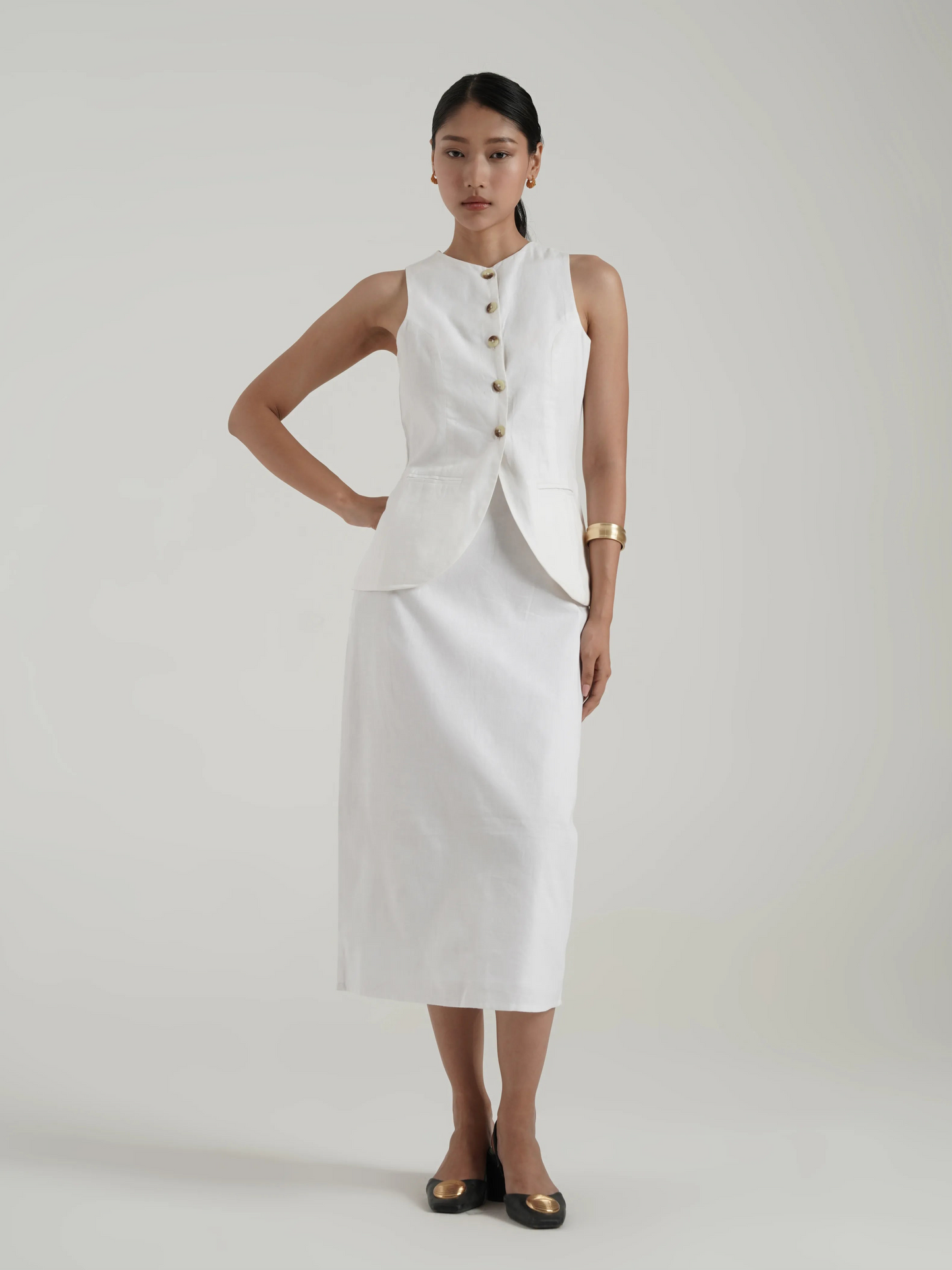 Poise set with midi Skirt