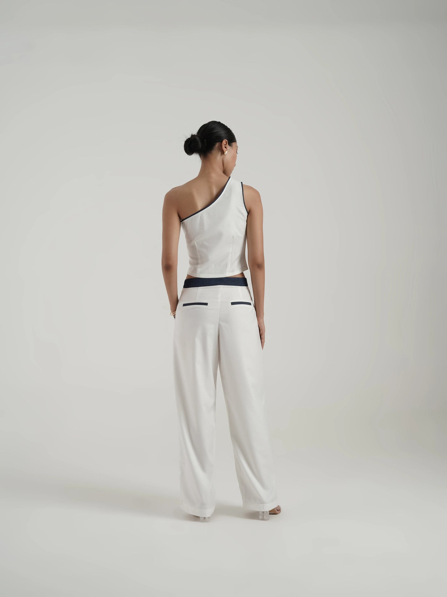 Denim detail coord set