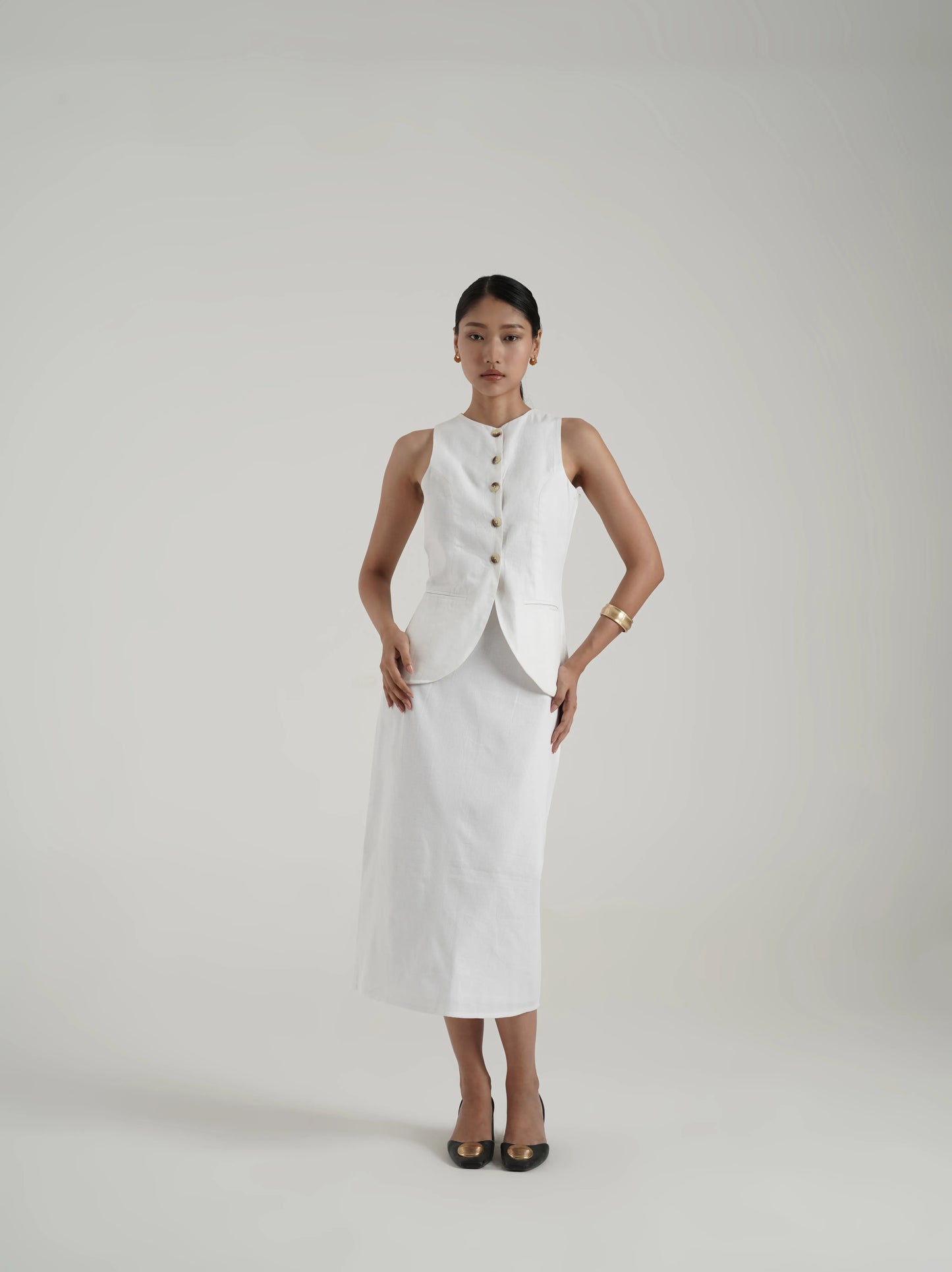 Poise set with midi Skirt