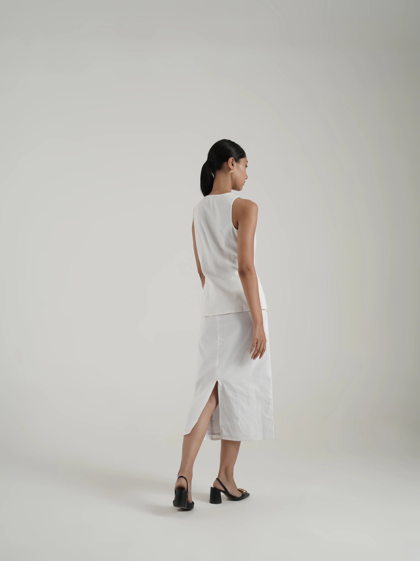 Poise set with midi Skirt