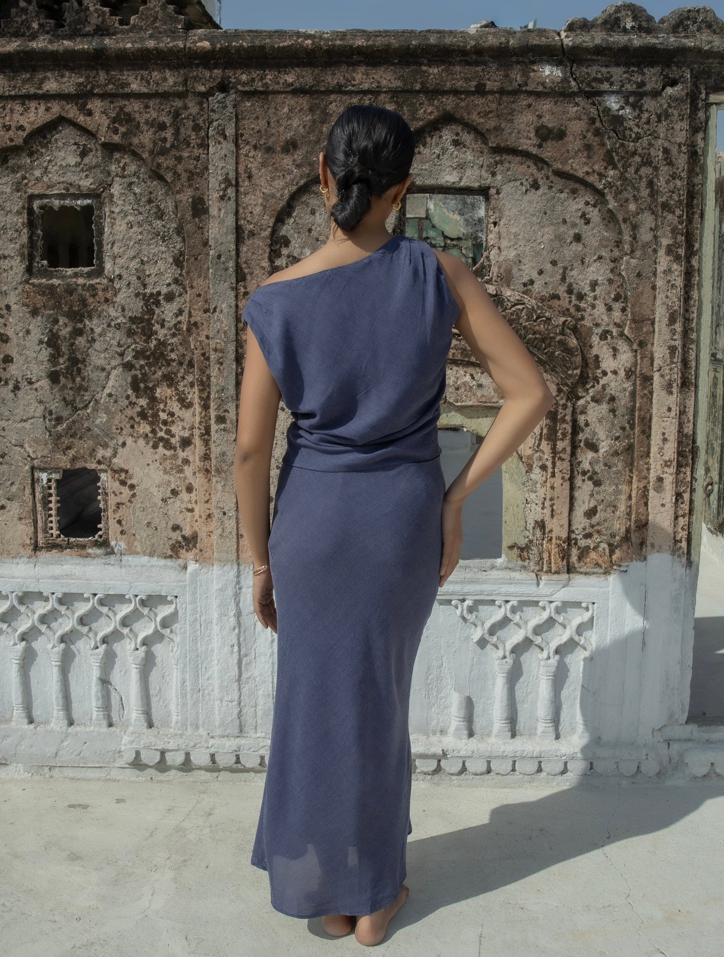 Celine Denim Blue Skirt