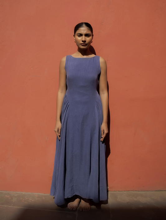 Aura Denim Blue Dress