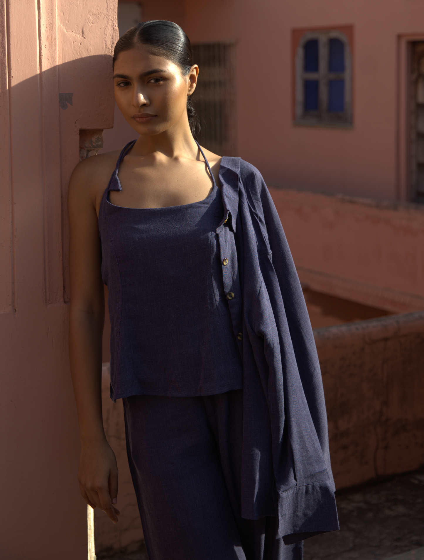 Everyday Denim Blue Trio Set