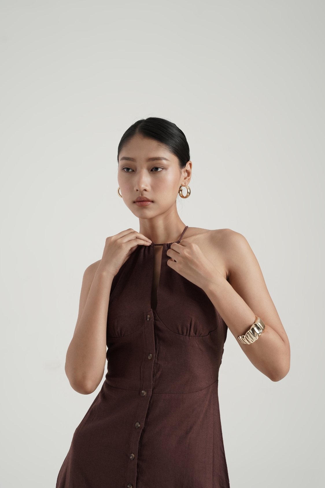 Daydream Dress in Brown - Image 4