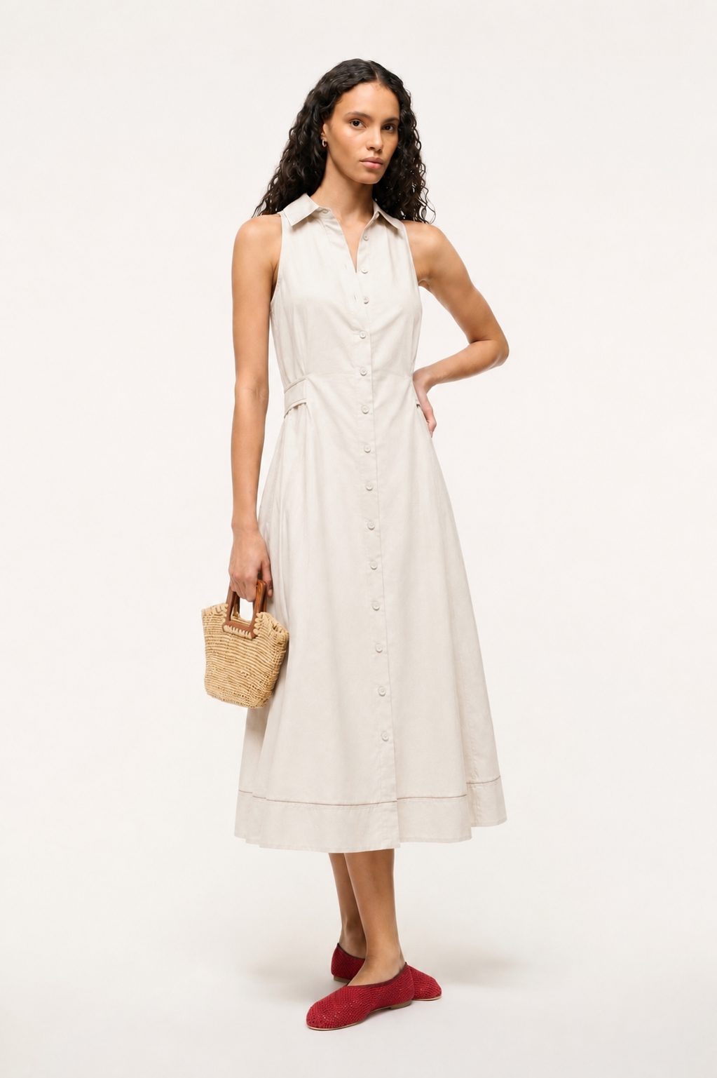 Cara Midi Shirt Dress