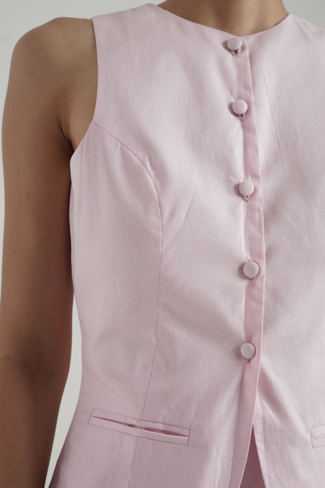 Poise Pink waistcoat set - Image 3