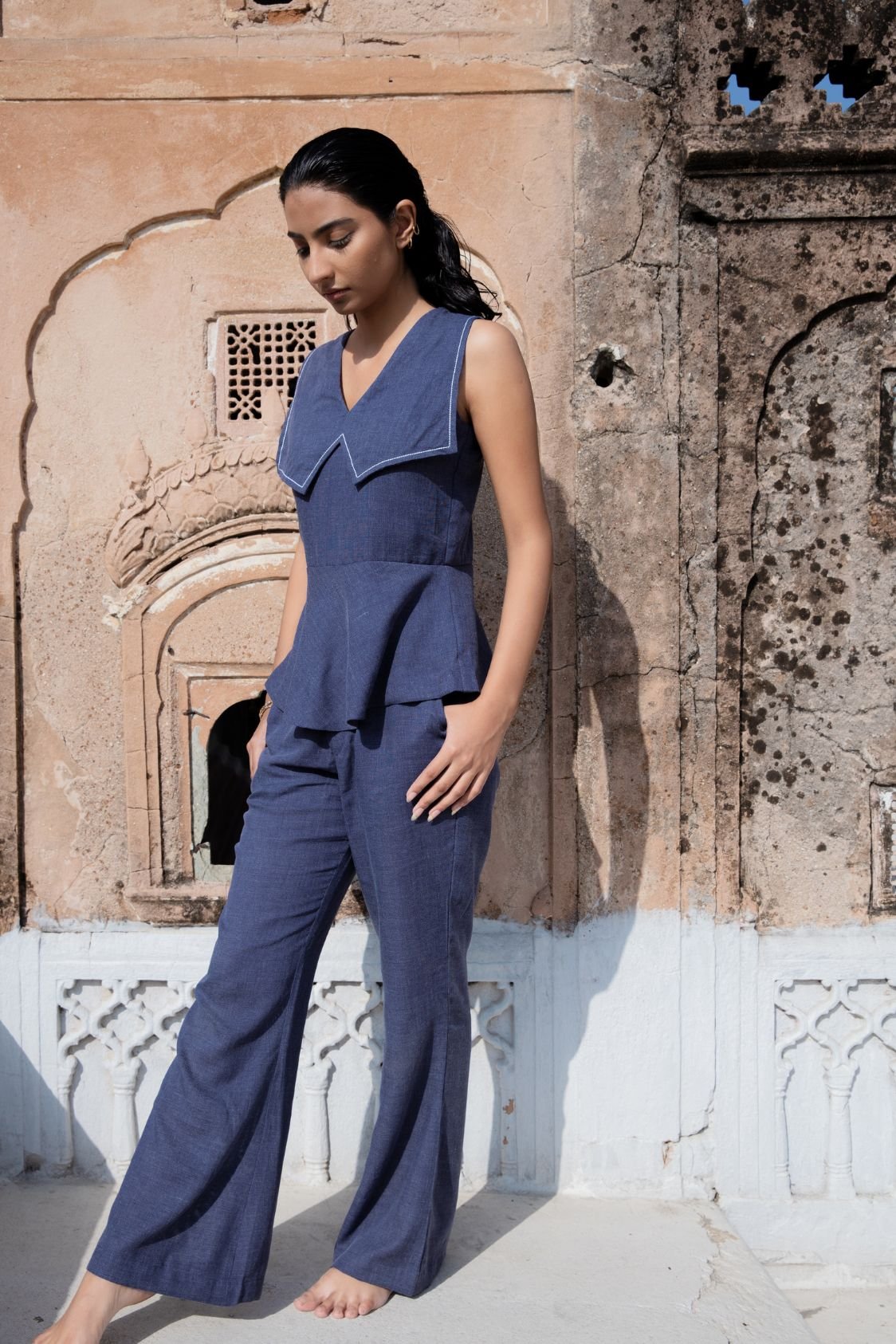 Hana Set in Denim Blue - Image 3