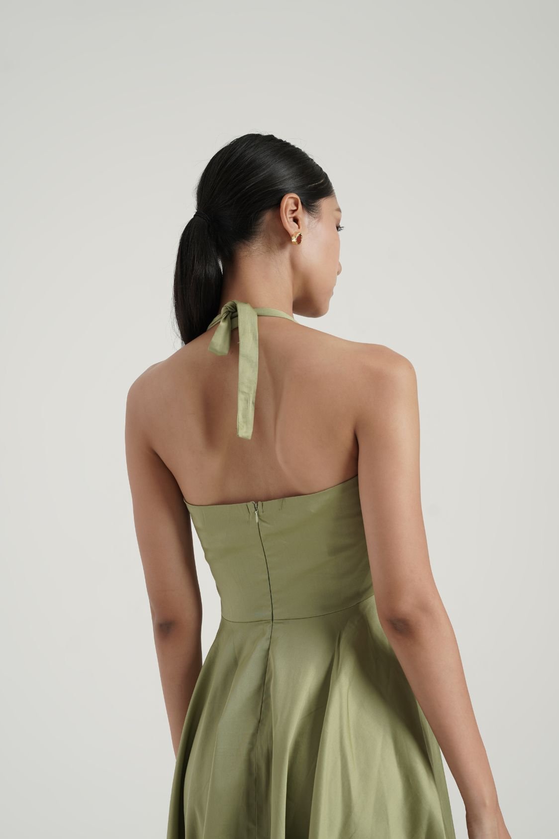 Elle dress in Matcha Green - Image 5