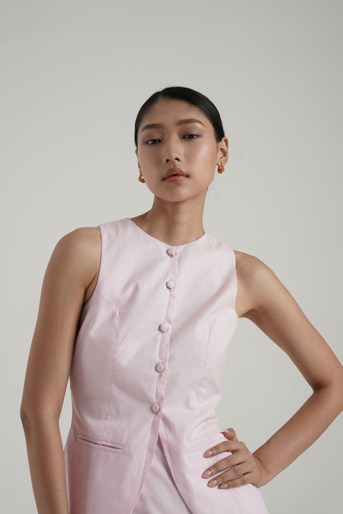 Poise Pink waistcoat set - Image 2