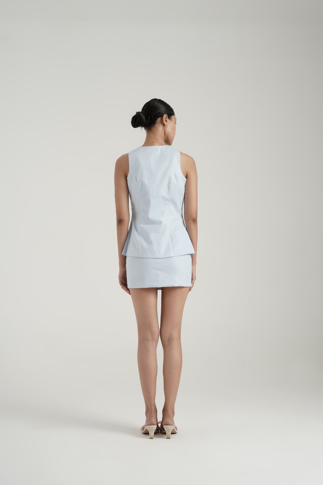 Poise Ice Blue waistcoat set - Image 3