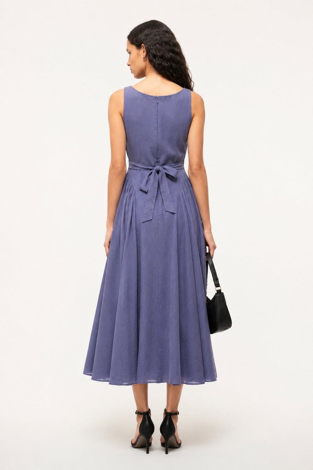 Aura Denim Blue Dress - Image 2