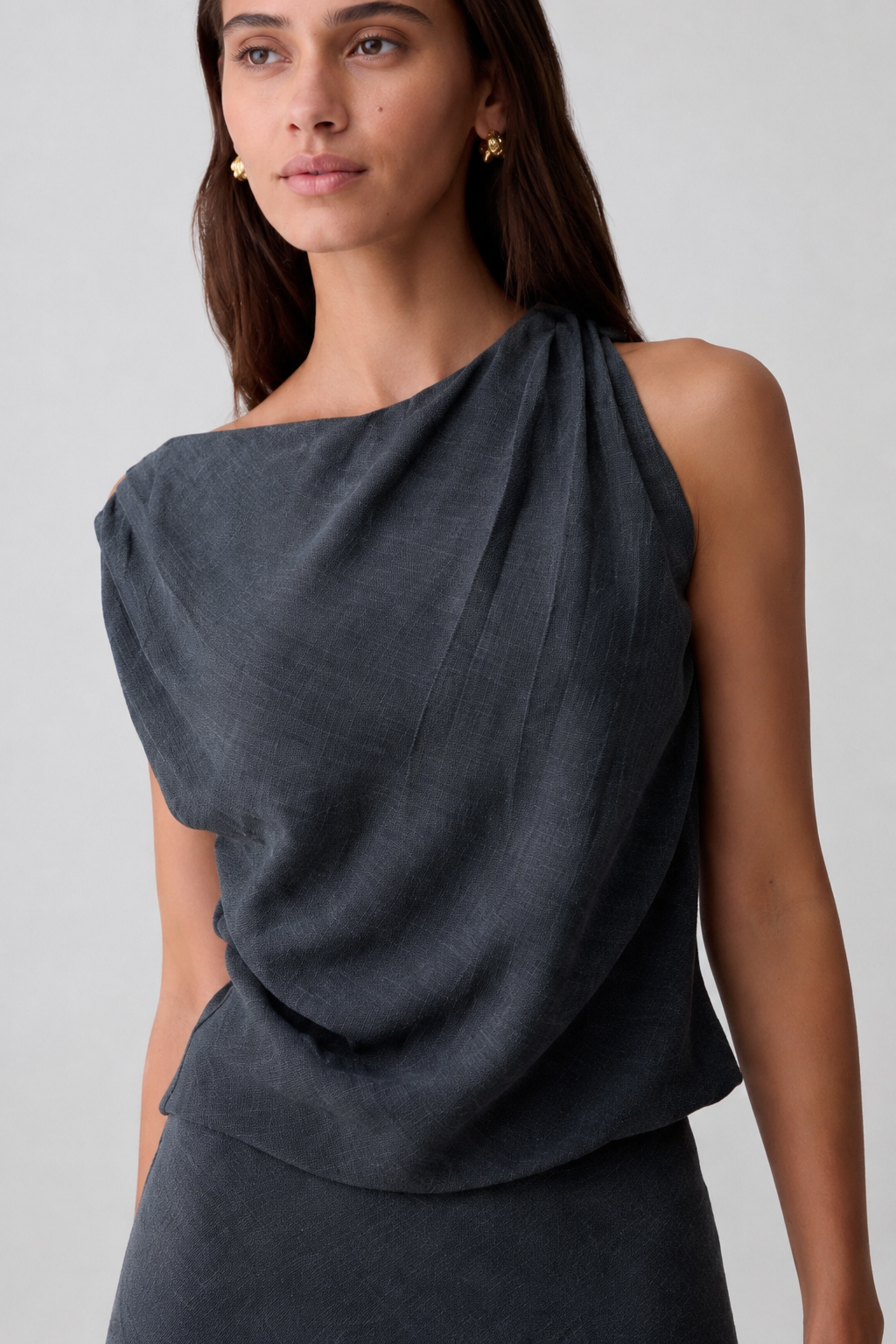 Off The Shoulder Black Top - Image 3