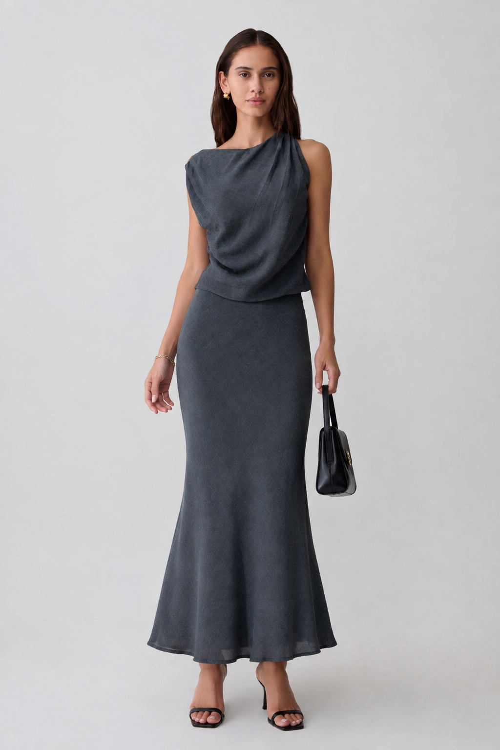 Off The Shoulder Black Top - Image 2