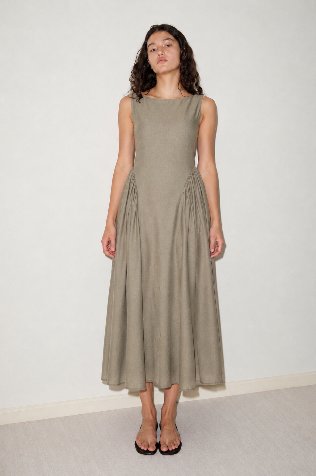 Aura Olive Dress