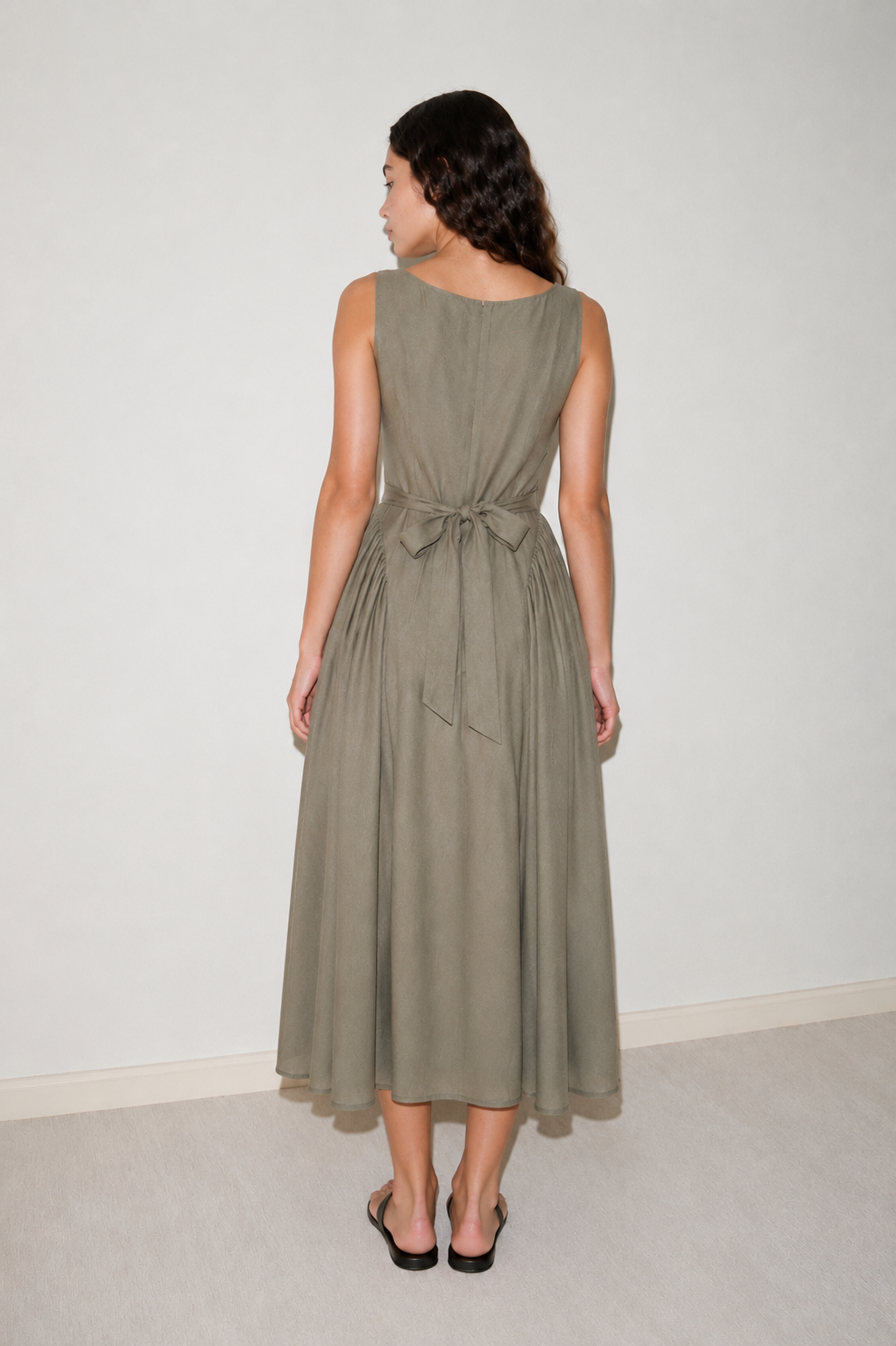 Aura Olive Dress - Image 2