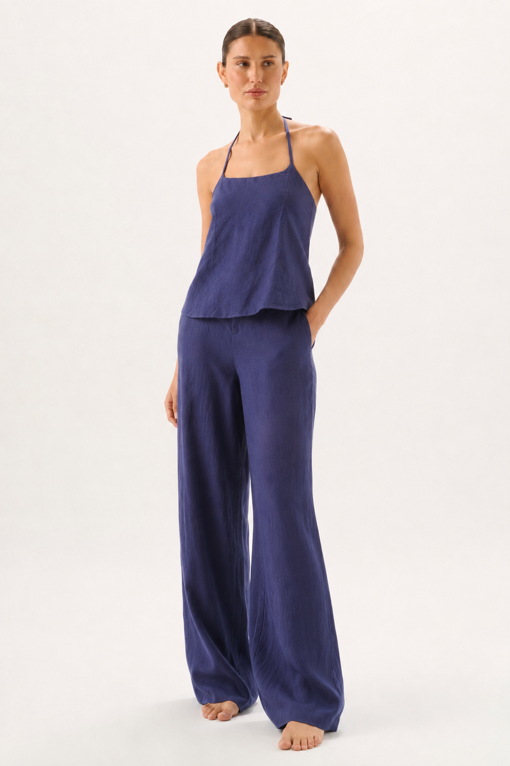 Everyday Denim Blue Trio Set - Image 4