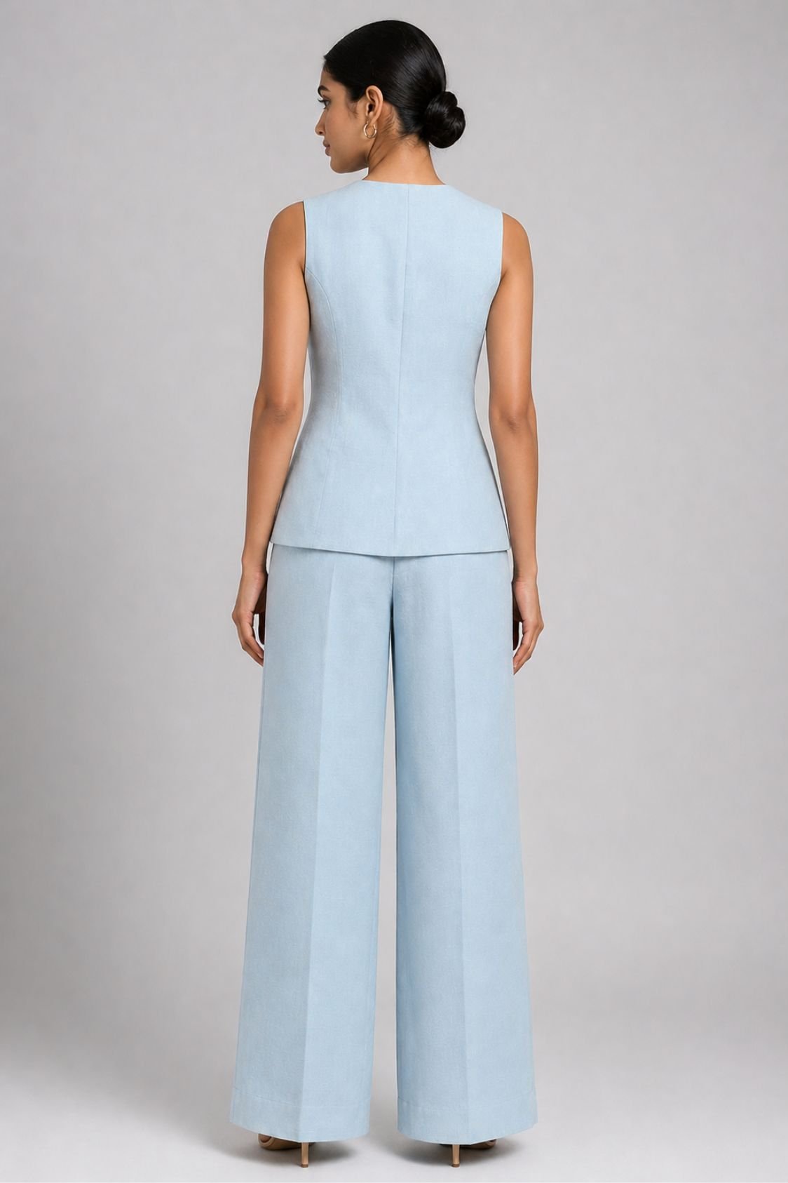 Blue waistcoat Pant Set - Image 6
