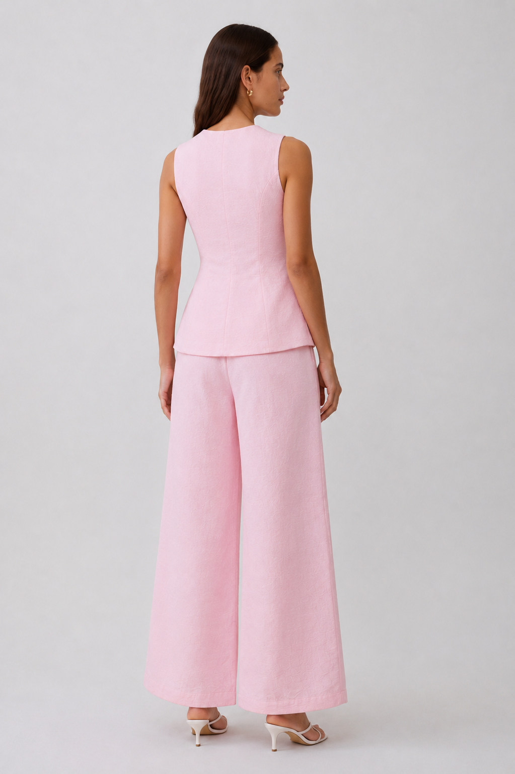 Pink waistcoat Pant Set - Image 3